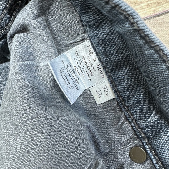 rag & bone Fit 2 Slim Fit Jean-Minna size 32W - Picture 7 of 7